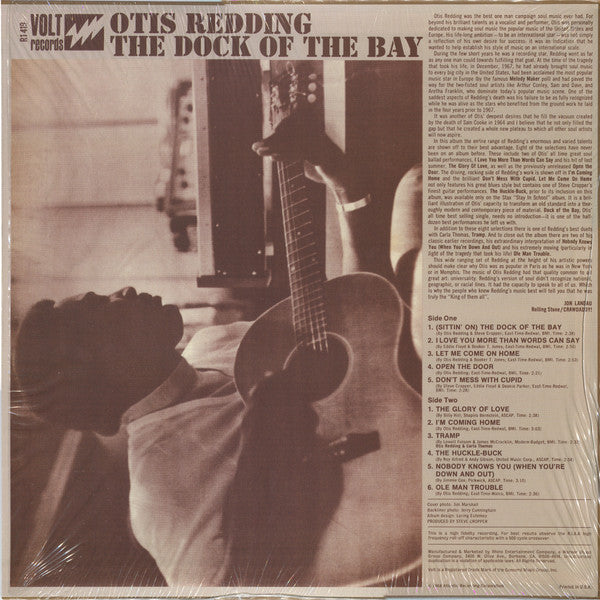 Otis Redding - The Dock Of The Bay - LP