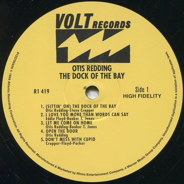 Otis Redding - The Dock Of The Bay - LP