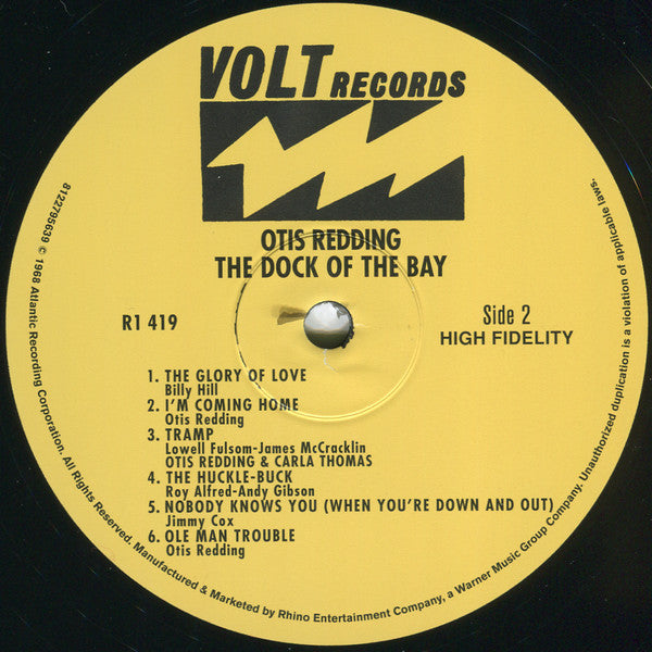 Otis Redding - The Dock Of The Bay - LP