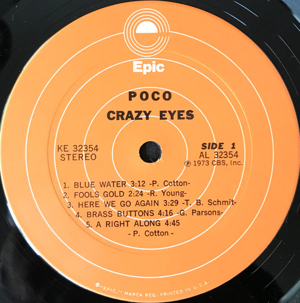 Poco (3) - Crazy Eyes - LP
