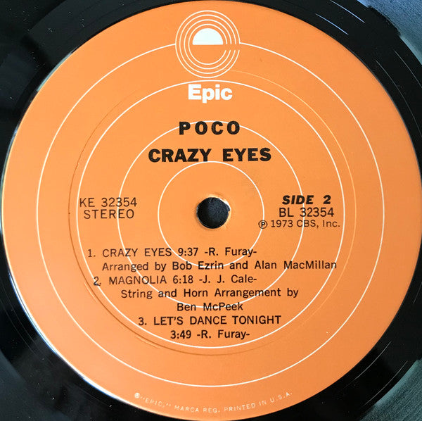Poco (3) - Crazy Eyes - LP