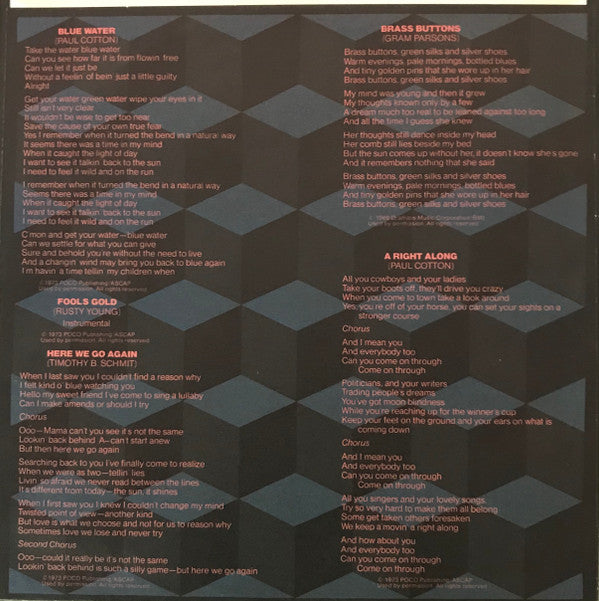 Poco (3) - Crazy Eyes - LP