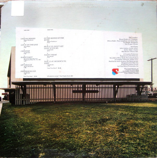 The Crusaders - Unsung Heroes - LP