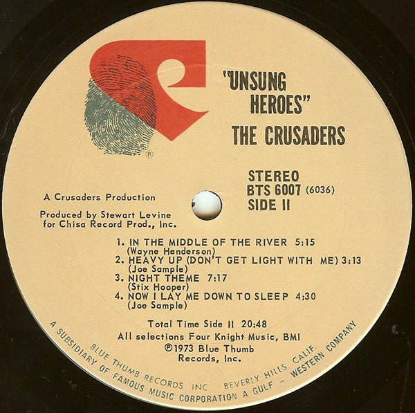 The Crusaders - Unsung Heroes - LP