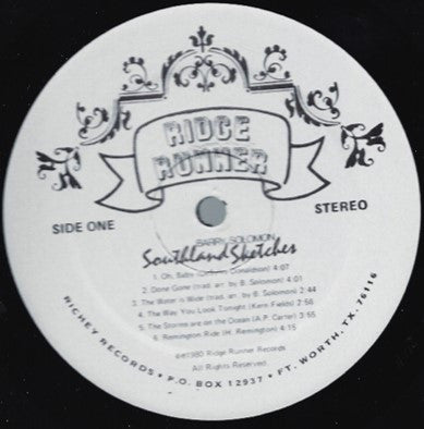 Barry Solomon - Southland Sketches - LP