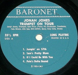 Jonah Jones - Trumpet On Tour - LP