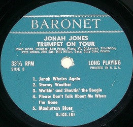 Jonah Jones - Trumpet On Tour - LP