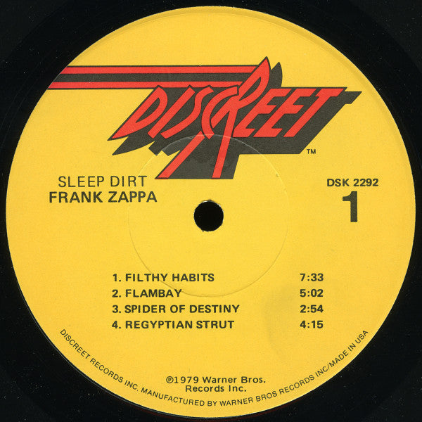 Frank Zappa - Sleep Dirt - LP