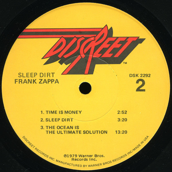 Frank Zappa - Sleep Dirt - LP