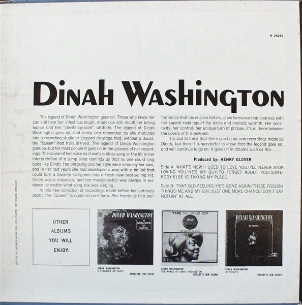 Dinah Washington - Dinah Washington - LP