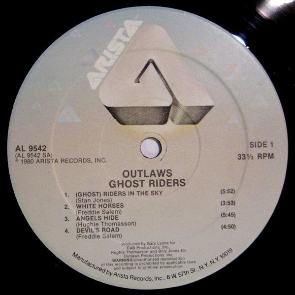 Outlaws - Ghost Riders - LP
