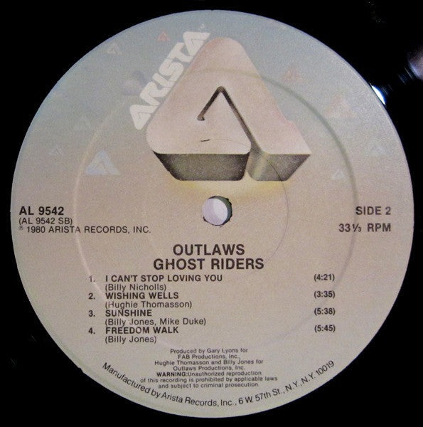 Outlaws - Ghost Riders - LP