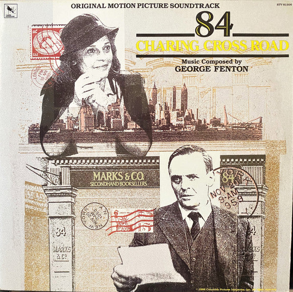 George Fenton - 84 Charing Cross Road - Original Motion Picture Soundtrack - LP