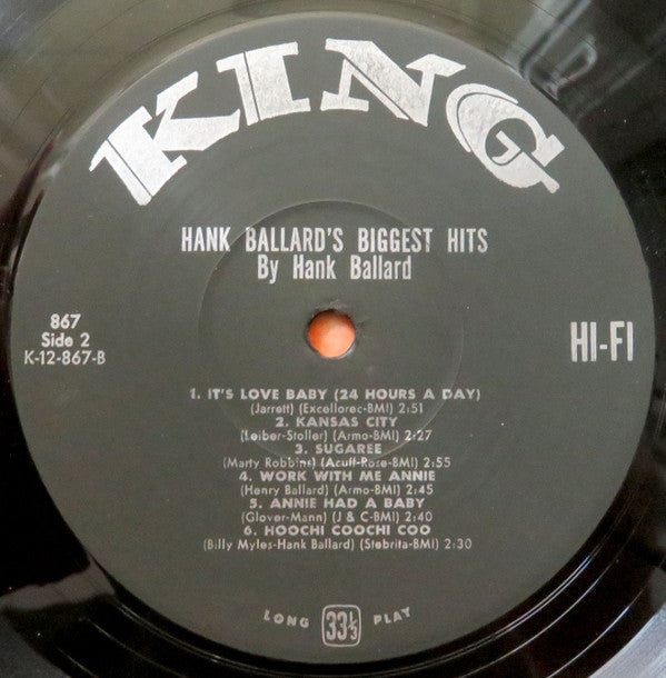 Hank Ballard - Hank Ballard's Biggest Hits - LP