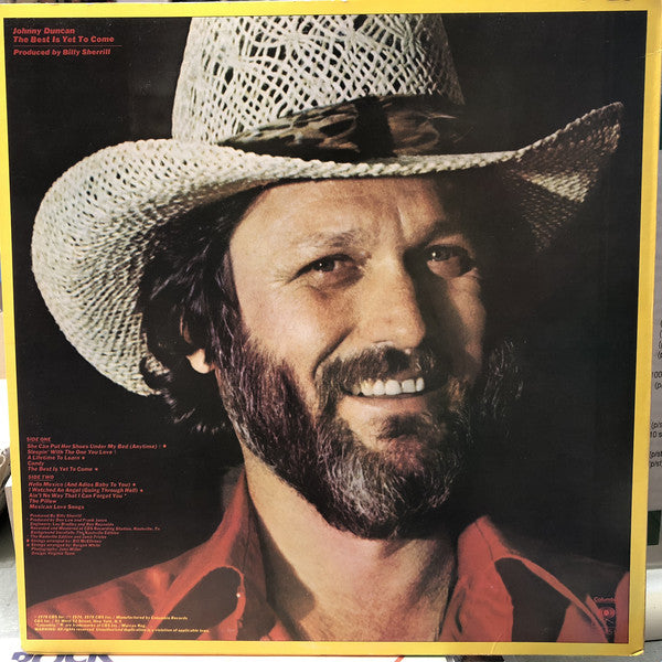 Johnny Duncan  - The Best Is Yet To Come - LP