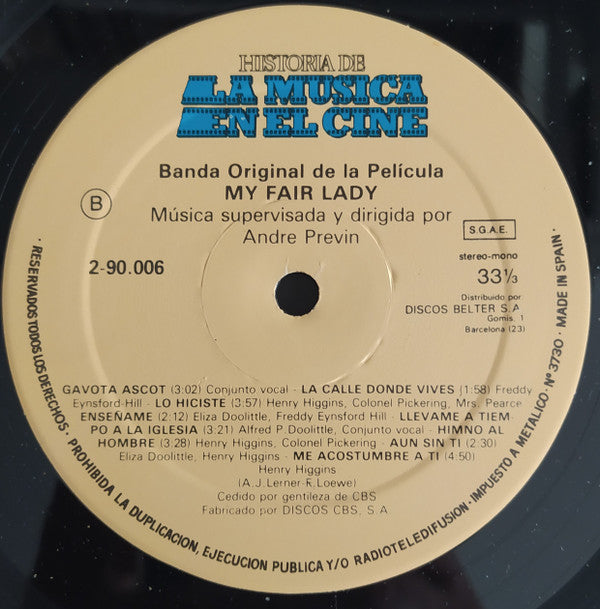 Audrey Hepburn, Rex Harrison - My Fair Lady = Mi Bella Dama - LP