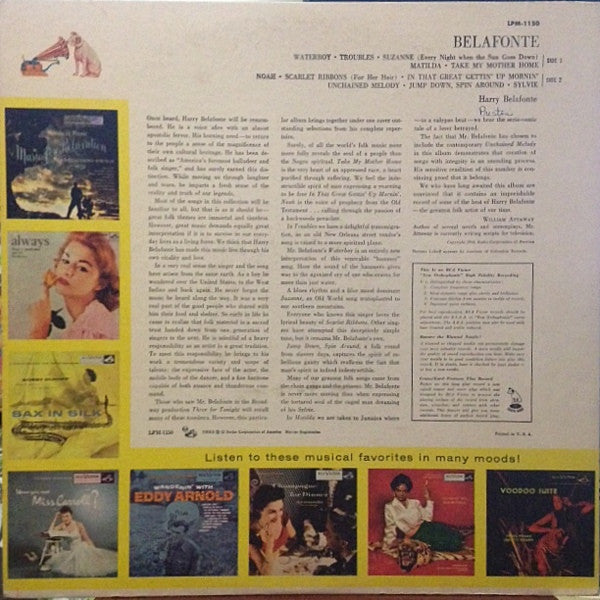 Harry Belafonte - Belafonte - LP