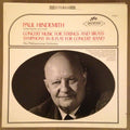 Paul Hindemith - The Philharmonia Orchestra* - Concert Music For Strings And Brass / Symphony In B Flat For Concert Band - LP