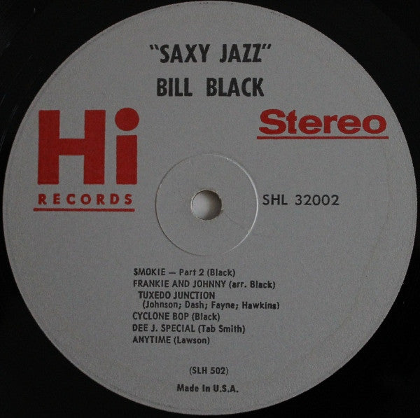Bill Black And His Combo* - Saxy Jazz - LP