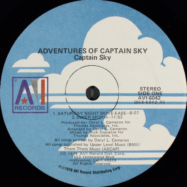 Captain Sky - The Adventures Of Captain Sky - LP
