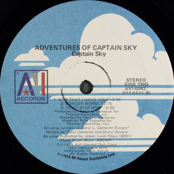 Captain Sky - The Adventures Of Captain Sky - LP
