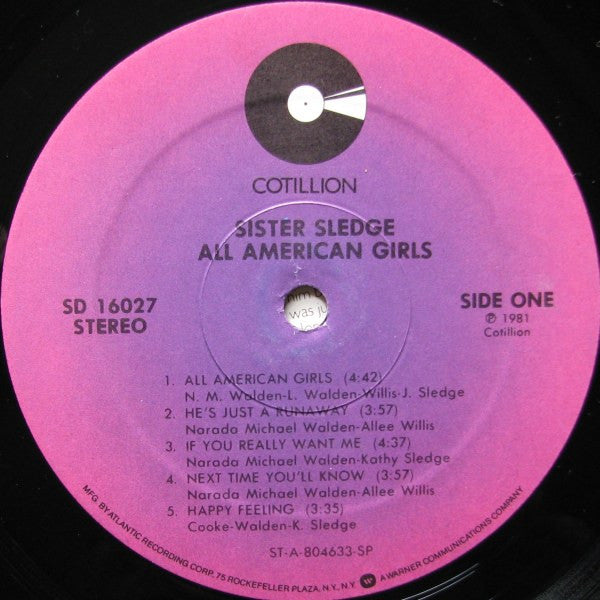 Sister Sledge - All American Girls - LP