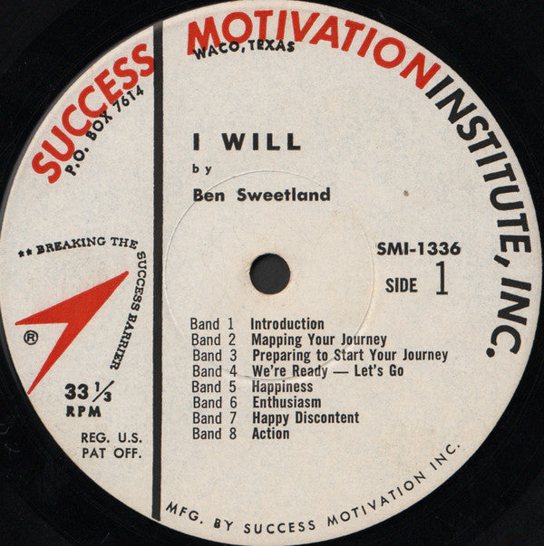 Ben Sweetland - I Will - LP
