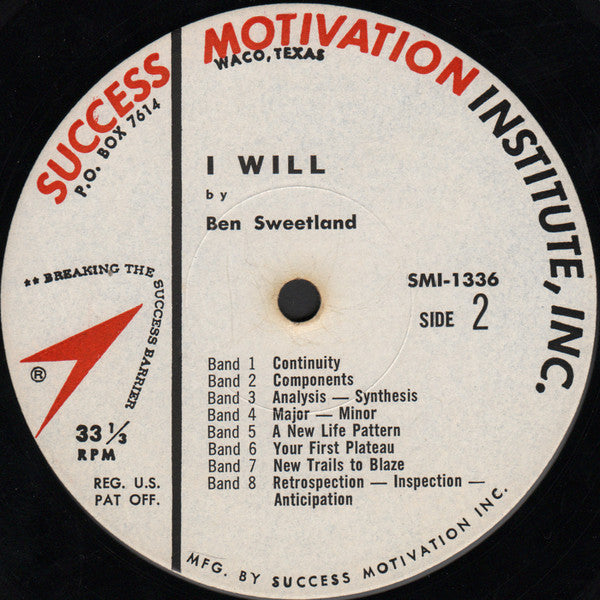 Ben Sweetland - I Will - LP