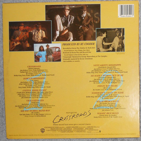 Ry Cooder - Crossroads (Original Motion Picture Soundtrack) - LP