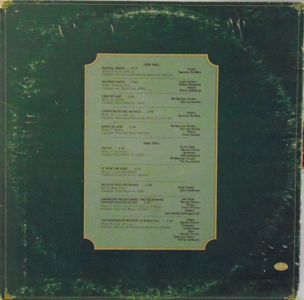 Mother Earth  - Living With The Animals - LP