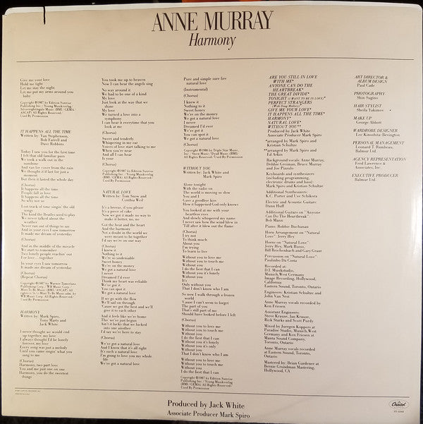 Anne Murray - Harmony - LP