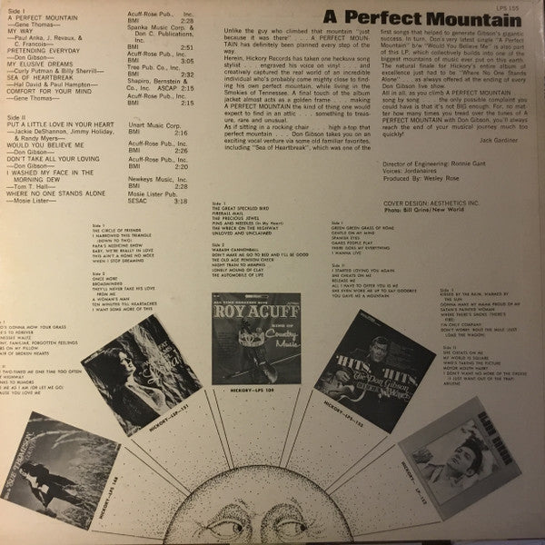 Don Gibson - A Perfect Mountain - LP