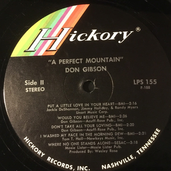 Don Gibson - A Perfect Mountain - LP