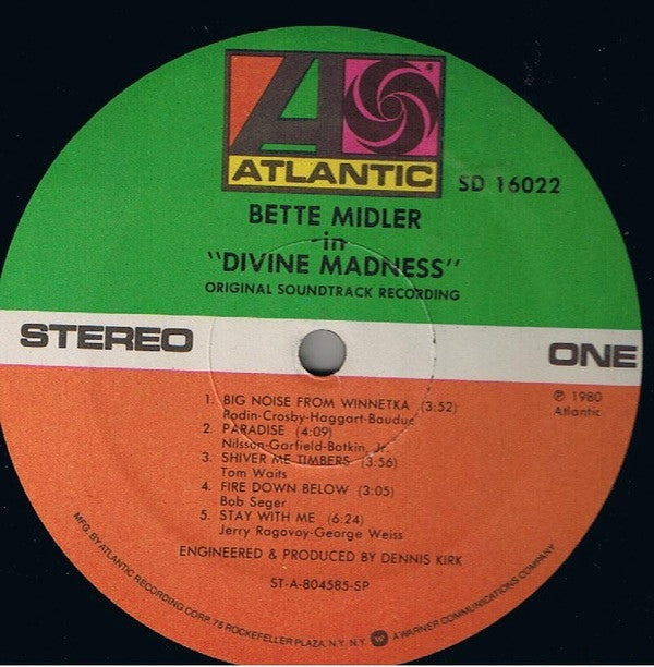Bette Midler - Divine Madness - LP
