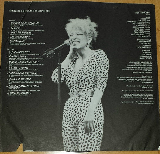 Bette Midler - Divine Madness - LP