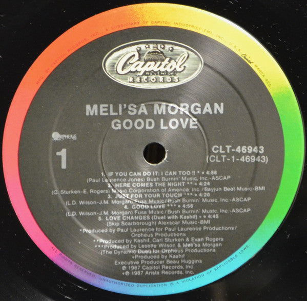 Meli'sa Morgan - Good Love - LP