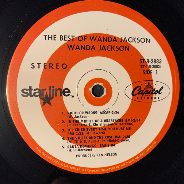 Wanda Jackson - The Best Of Wanda Jackson - LP