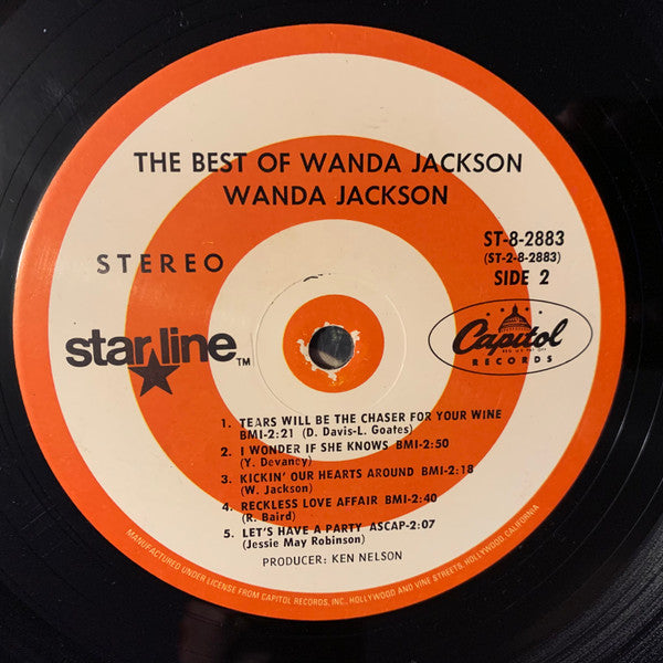 Wanda Jackson - The Best Of Wanda Jackson - LP