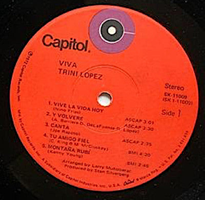 Trini Lopez - Viva - LP