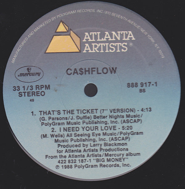 Ca$hflow - That's The Ticket - LP