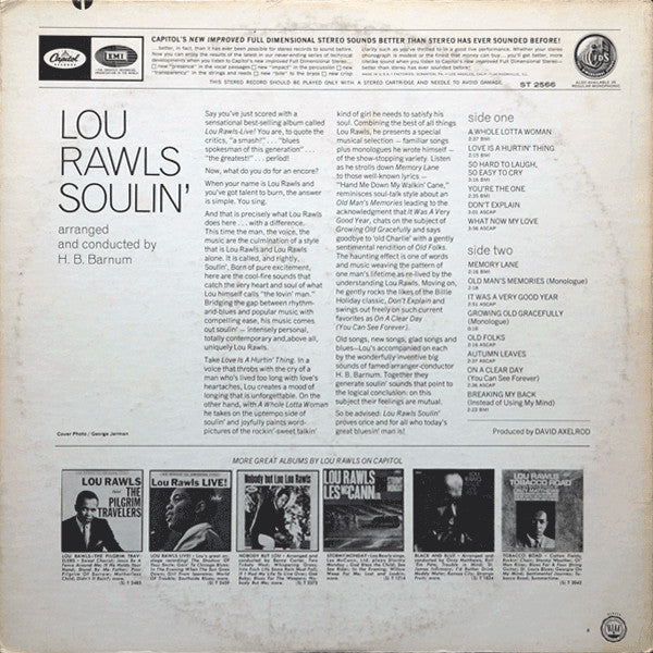 Lou Rawls - Soulin' - LP