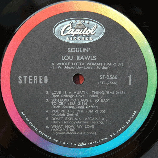 Lou Rawls - Soulin' - LP