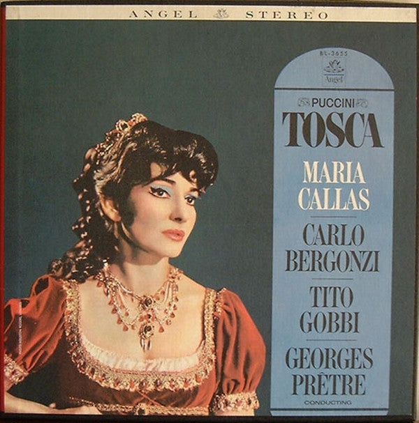 Puccini*, Maria Callas, Carlo Bergonzi, Tito Gobbi, Georges Prêtre - Tosca - LP