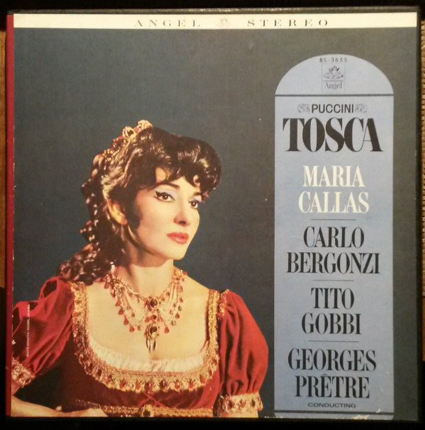 Puccini*, Maria Callas, Carlo Bergonzi, Tito Gobbi, Georges Prêtre - Tosca - LP