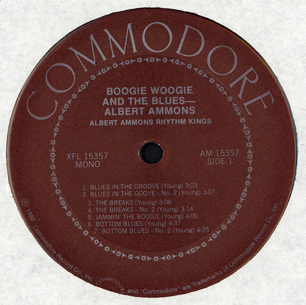 Albert Ammons, Albert Ammons And His Rhythm Kings - Boogie Woogie And The Blues