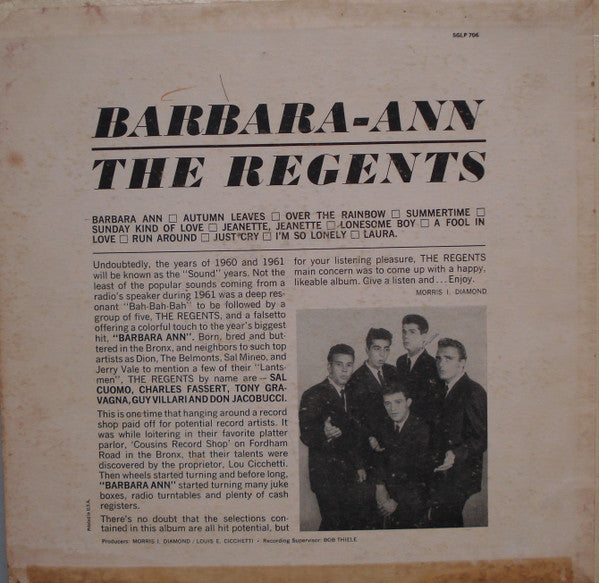 The Regents  - Barbara-Ann - LP