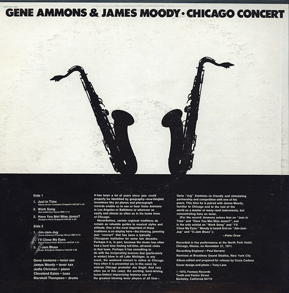 Ammons* & Moody* - Chicago Concert - LP