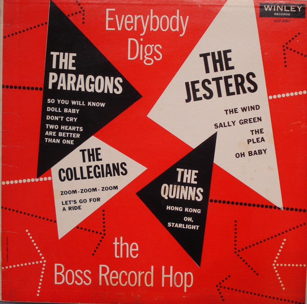 The Paragons (2), The Jesters (2), The Collegians, The Quinns - Everybody Digs The Boss Record Hop! - LP