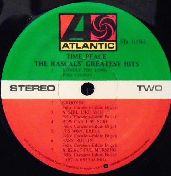 The Rascals - Time Peace: The Rascals' Greatest Hits - LP