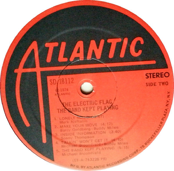 The Electric Flag - The Band Kept Playing - LP